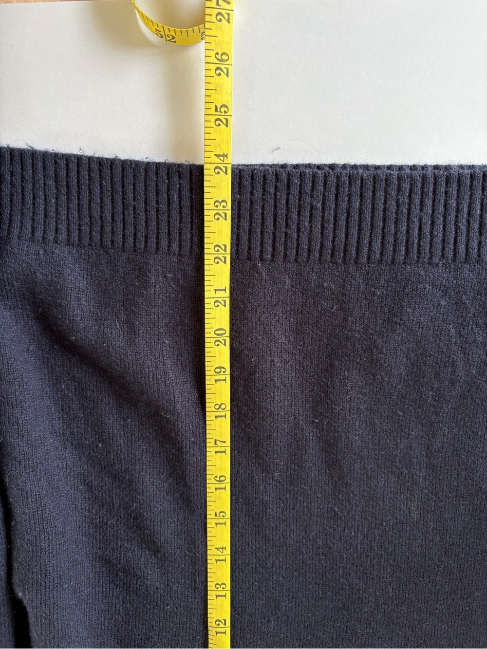 J.Crew Cashmere Dark Navy Blue Turtleneck Sweater XS Academia Career Teacher - Picture 2 of 12
